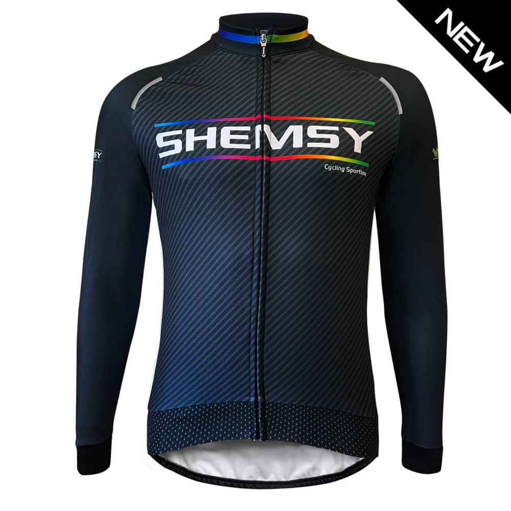 maillot cycliste hiver homme