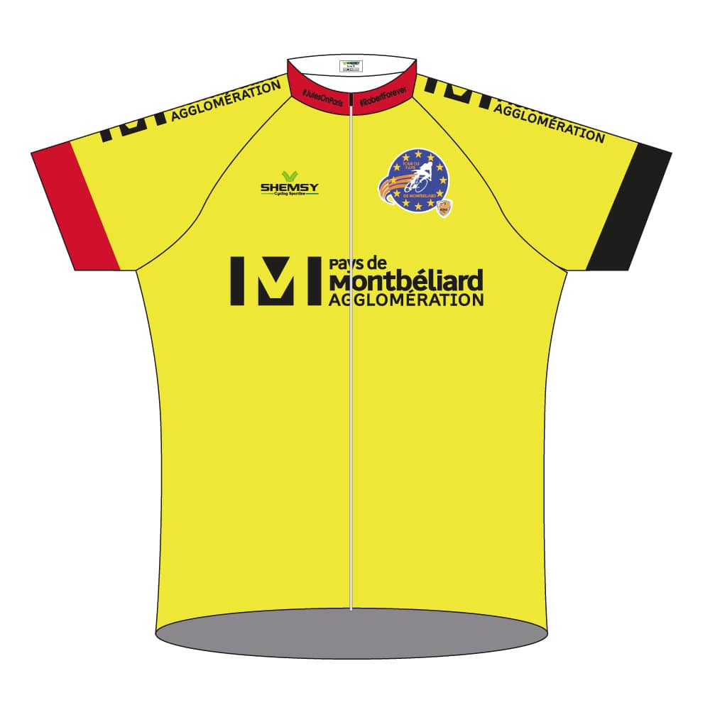 maillot jaune Tour du pays de Monbéliard