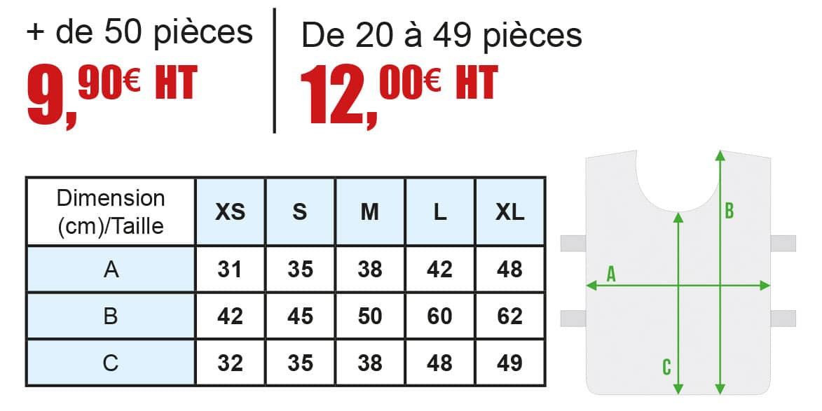 guide des tailles dossards de ski 2