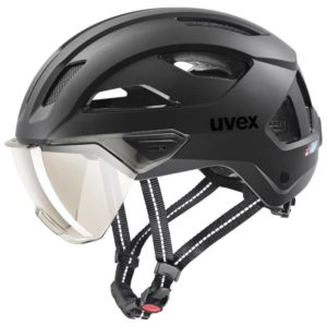 Casque de vélo UVEX Stride Visor - Black Matt 2025