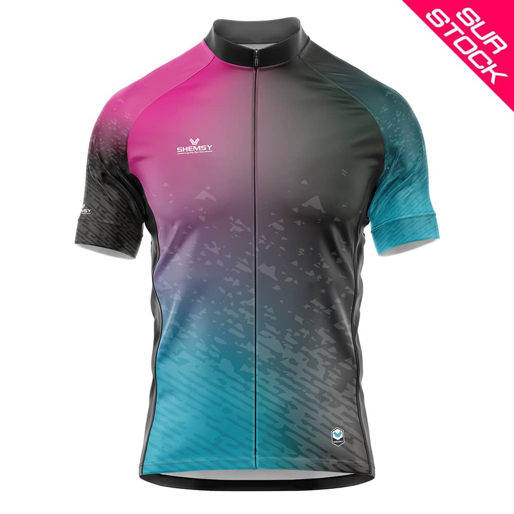 Maillot cycliste mixte GALAXY SOFT TRAD/MC