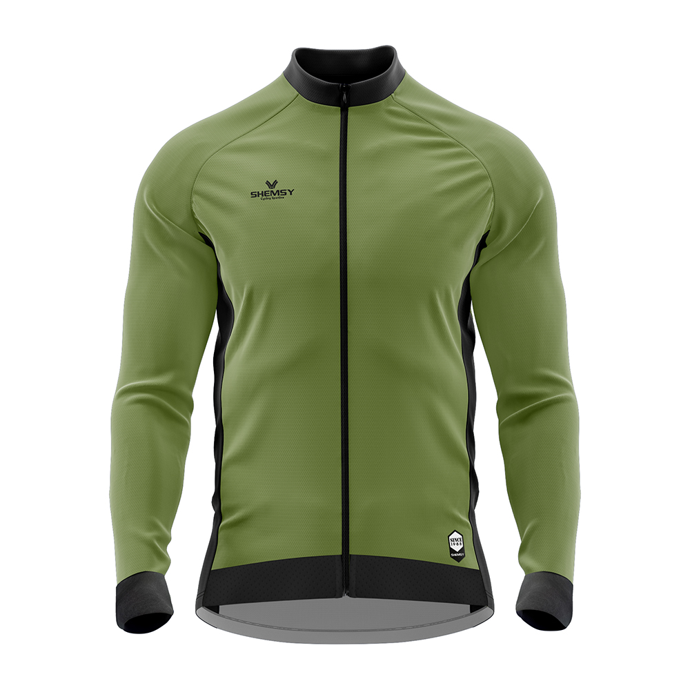 Maillot Mi-Saison Golden Chille Green Army_Face