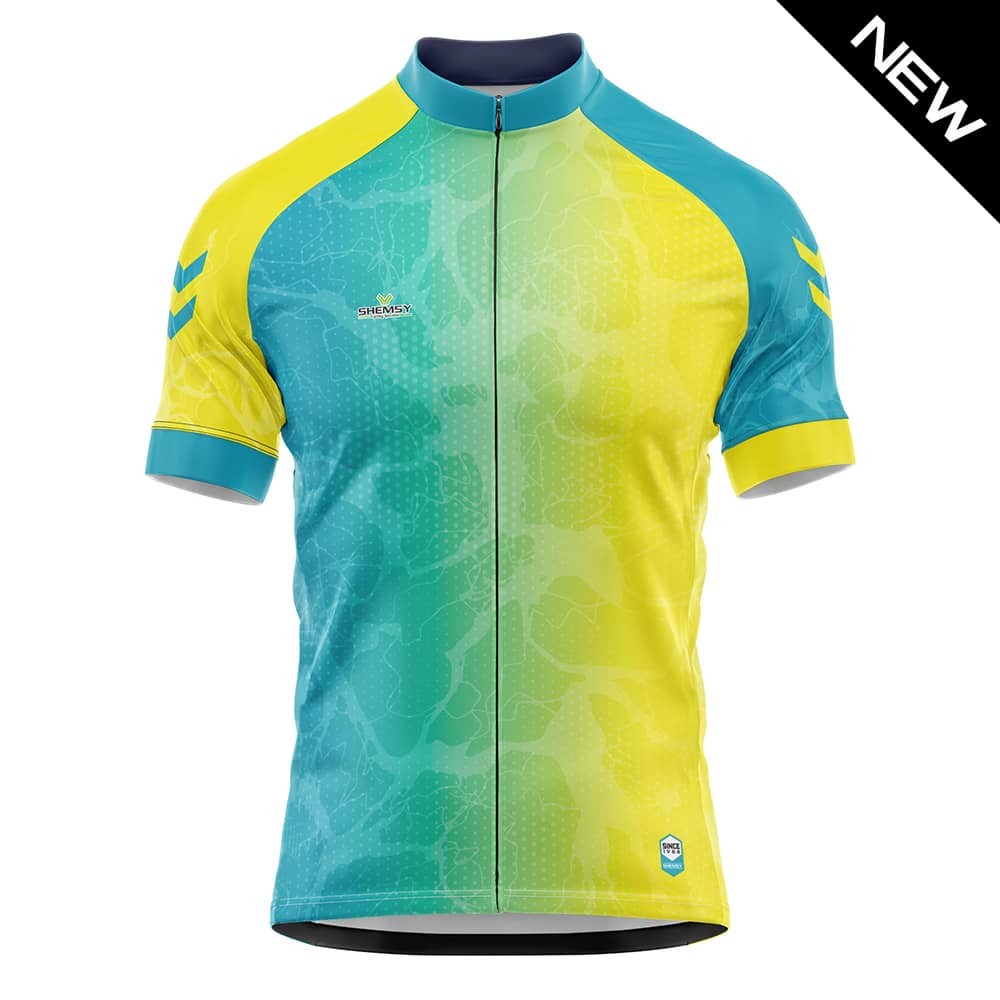 Maillot cycliste Mixte THUNDER SKY TRAD/MC