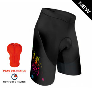 Cuissard homme RACER sans bretelles peau Gel